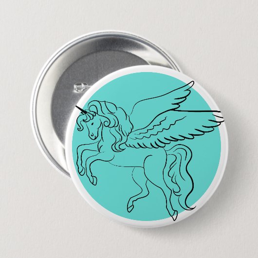 Einhorn Button (Vorne & Hinten)