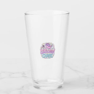 Einhorn Caticorn Chaos Süß Pastell Produkt Grafik Glas