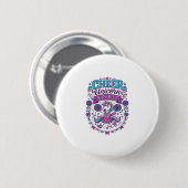Einhorn Cheer Einhorn Geist Buntes POD Kunstwerk_ Button (Vorne & Hinten)