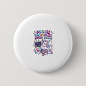 Einhorn Coding Einhorn Debug Squad Charmanter Mark Button (Vorderseite)