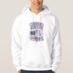 Einhorn Coding Einhorn Debug Squad Charmanter Mark Hoodie
