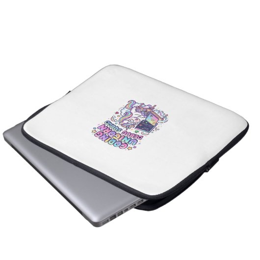Einhorn Coding Einhorn Debug Squad Charmanter Mark Laptopschutzhülle (Vorne Knopf)