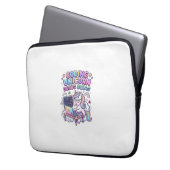 Einhorn Coding Einhorn Debug Squad Charmanter Mark Laptopschutzhülle (Vorderseite Links)