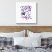 Einhorn Coding Einhorn Debug Squad Charmanter Mark Leinwanddruck (Insitu (Schlafzimmer))