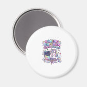 Einhorn Coding Einhorn Debug Squad Charmanter Mark Magnet (Vorderseite/Rückseite)