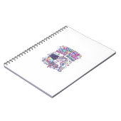 Einhorn Coding Einhorn Debug Squad Charmanter Mark Notizblock (Linke Seite)