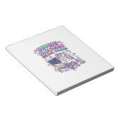 Einhorn Coding Einhorn Debug Squad Charmanter Mark Notizblock (angewinkelt)