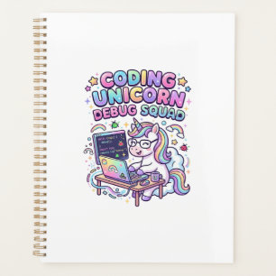 Einhorn Coding Einhorn Debug Squad Charmanter Mark Planer