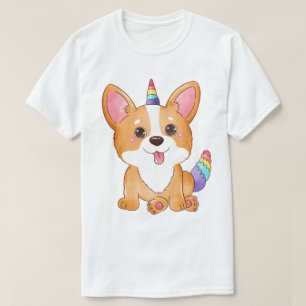 Einhorn Corgi T-Shirt