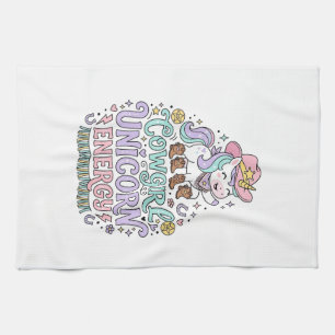 Einhorn Cowgirl Einhorn Energie Süß Pastell Produk Geschirrtuch