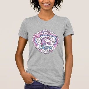 Einhorn-Crew lustiger Druck auf Anfrage Design_1 T-Shirt