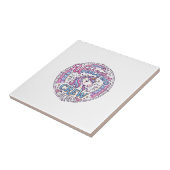 Einhorn-Crew lustiger Print-on-Demand-Design_1 Fliese (Seite)