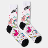 Einhorn-Crew-Socken Socken (Rechts)