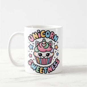Einhorn-Cupcake-Süße Magische Leckerbissen Liebhab Kaffeetasse