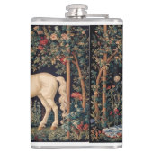 Einhorn-Dame Flachmann (Rückseite)