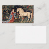 Einhorn-Dame Visitenkarte (Vorne/Hinten)