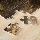 Einhorn, das durch die Waldmalerei läuft Puzzle (Seite)