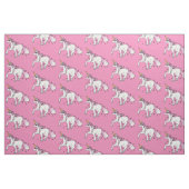 Einhorn, das durch Sterne trottet Stoff (Fat Quarter (45,7 x 55,9 cm))