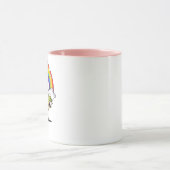 Einhorn, das T-Rex Dinosaurier-magischen Tasse (Zentrum)