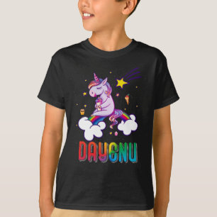 Einhorn Dayenu Pessach Song Pesach Seder Dinner T-Shirt