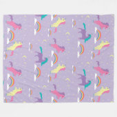 Einhorn-Decke | ABDL | DDLG | Baby4Life Fleecedecke (Vorderseite (Horizontal))