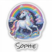 Einhorn deiner Träume Aufkleber (Vorderseite)