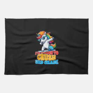 Einhorn der 3. Klasse Dabbing Ich bin bereit, die Geschirrtuch