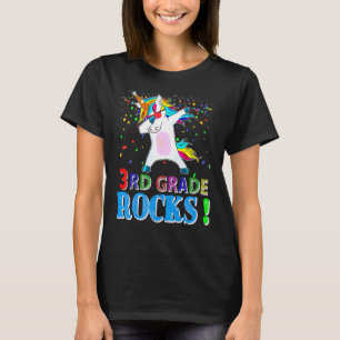 Einhorn der 3. Klasse rockt Dabbing für Drittkläss T-Shirt