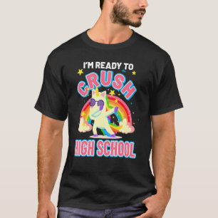 Einhorn, der den ersten Tag der High School abbric T-Shirt