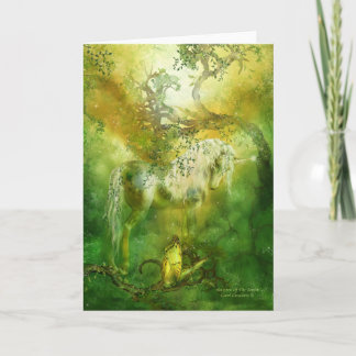 Einhorn der Forest ArtCard Karte
