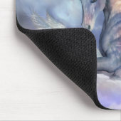 Einhorn der Friedenskunst Mousepad (Ecke)