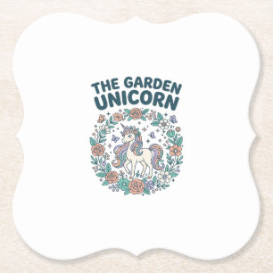 Einhorn Der Garten Einhorn Trendy T-Shirt Design_1 Untersetzer