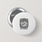 Einhorn Der Garten Einhorn Werbevektor Design Button (Vorne & Hinten)