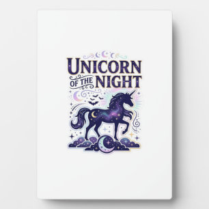 Einhorn der Nacht Grafikdesign Zazzle Design_ Fotoplatte