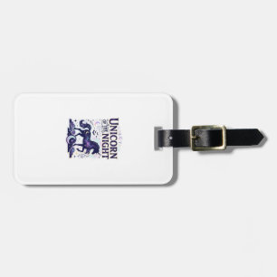 Einhorn der Nacht Grafikdesign Zazzle Design_ Gepäckanhänger
