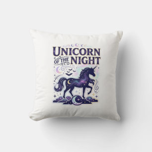Einhorn der Nacht Grafikdesign Zazzle Design_ Kissen