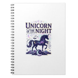 Einhorn der Nacht Grafikdesign Zazzle Design_ Notizblock