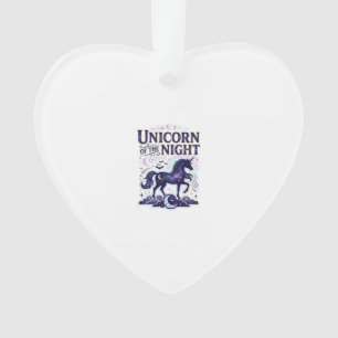 Einhorn der Nacht Grafikdesign Zazzle Design_ Ornament