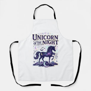 Einhorn der Nacht Grafikdesign Zazzle Design_ Schürze