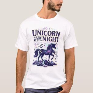 Einhorn der Nacht Grafikdesign Zazzle Design_ T-Shirt
