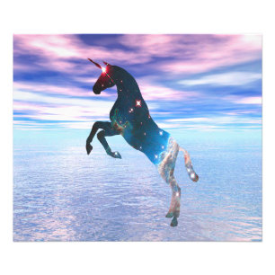 Einhorn der Sterne Fotodruck