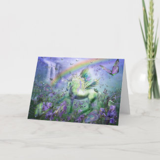 Einhorn des Buttys ArtCard Karte