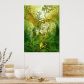 Einhorn des Forest Art Poster/Print Poster (Küche)