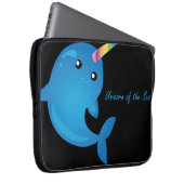 Einhorn des Meeres - Laptop-Hülse Laptopschutzhülle (Vorne Rechts)