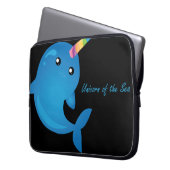 Einhorn des Meeres - Laptop-Hülse Laptopschutzhülle (Vorderseite Links)