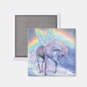 Einhorn des Rainbow Art Magnet (Vorderseite/Rückseite)