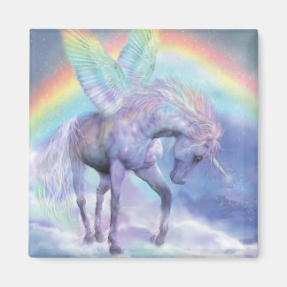 Einhorn des Rainbow Art Magnet