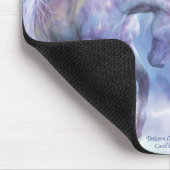 Einhorn des Regenbogens Mousepad (Ecke)