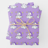 Einhorn-Design Geschenkpapier Set (Beispiel)