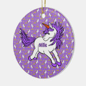 Einhorn Design Keramik Ornament (Links)